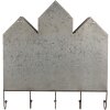Clayre & Eef 5Y1147 Estantería de pared Gris Marrón 62x12x66 cm