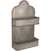 Clayre & Eef 5Y1148 Estante de Pared Gris 41x15x70 cm