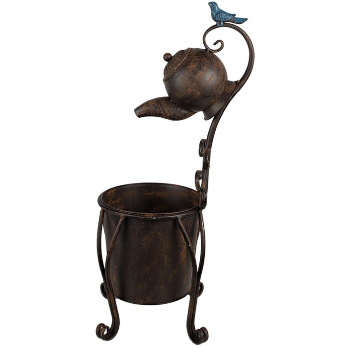 Clayre & Eef 5Y1160 Jardinera Marrón 24x22x62 cm