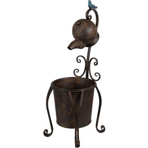 Clayre & Eef 5Y1160 Jardinera Marrón 24x22x62 cm