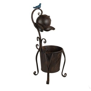 Clayre & Eef 5Y1160 Jardinera Marrón 24x22x62 cm