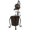 Clayre & Eef 5Y1160 Jardinera Marrón 24x22x62 cm