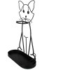 Clayre & Eef 5Y1165 Paragüero Gato Negro 41x16x62 cm