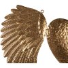 Clayre & Eef 5Y1176 Decoración Alas con Corazón color Oro 74x1x63 cm Decoración mural