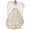 Clayre & Eef 65219 Ángel decorativo blanco 28x16x46 cm