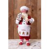 Clayre & Eef 65227 Papá Noel Rojo Estilo Campestre 16x8x28 cm