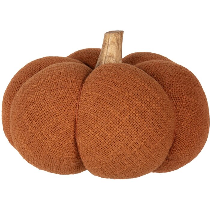 Clayre & Eef 65247 Calabaza decorativa naranja Ø 20x14 cm