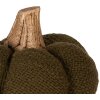 Clayre & Eef 65248 Calabaza decorativa verde Ø 9x8 cm
