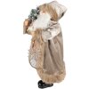 Clayre & Eef 65251 Papá Noel Beige 15x10x30 cm Plástico Textil