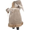 Clayre & Eef 65251 Papá Noel Beige 15x10x30 cm Plástico Textil