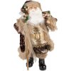 Clayre & Eef 65260 Papá Noel Marrón Beige 26x16x47 cm Decoración estilo campestre
