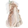 Clayre & Eef 65261 Decoración de Navidad Ángel Beige Rosa 21x12x35 cm