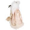 Clayre & Eef 65262 Ángel decorativo Rosa Beige 21x12x35 cm