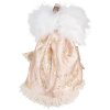 Clayre & Eef 65262 Ángel decorativo Rosa Beige 21x12x35 cm