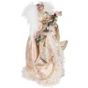 Clayre & Eef 65262 Ángel decorativo Rosa Beige 21x12x35 cm