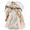 Clayre & Eef 65263 Ángel decorativo rosa 25x20x40 cm