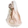 Clayre & Eef 65263 Ángel decorativo rosa 25x20x40 cm
