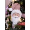 Clayre & Eef 65266 Colgante Papá Noel Blanco Rosa 10x9x28 cm