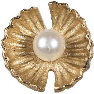 Clayre & Eef 65276 Pomo puerta color oro Ø 3x6 cm
