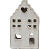 Clayre & Eef 6CE1588M Portavelas Navidad Cottage Beige 9x7x14 cm