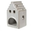 Clayre & Eef 6CE1588M Portavelas Navidad Cottage Beige 9x7x14 cm