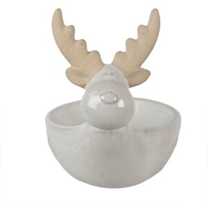 Clayre & Eef 6CE1589 Bol para servir Beige 17x12x15 cm