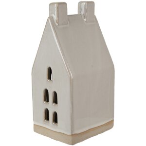 Clayre & Eef 6CE1591L Decoración Casa con LED Beige 9x8x18 cm