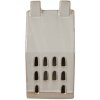 Clayre & Eef 6CE1591L Decoración Casa con LED Beige 9x8x18 cm