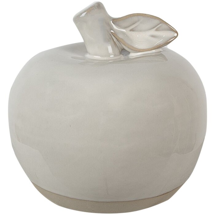 Clayre & Eef 6CE1592L Manzana Decorativa Beige Ø 13x13 cm