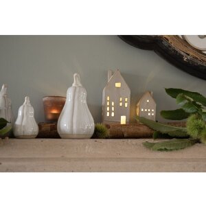 Clayre & Eef 6CE1594L Calabaza decorativa Beige Ø 11x18 cm