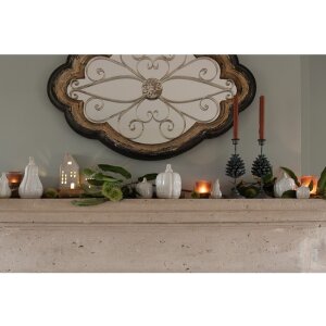 Clayre & Eef 6CE1594L Calabaza decorativa Beige Ø 11x18 cm