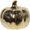 Clayre & Eef 6CE1595 Calabaza decorativa color oro Ø 9x8 cm