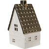 Clayre & Eef 6CE1597L Decoración Casa con LED Beige, color Oro 10x8x16 cm
