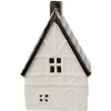 Clayre & Eef 6CE1597M Decoración Casa con LED Beige Plateada 8x7x12 cm