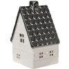Clayre & Eef 6CE1597M Decoración Casa con LED Beige Plateada 8x7x12 cm