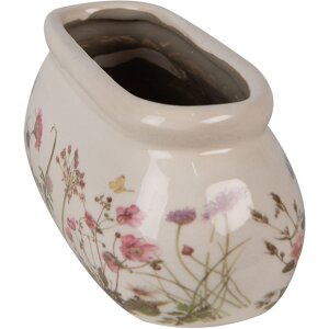 Clayre & Eef 6CE1602S Maceta de interior rosa beige...