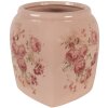 Clayre & Eef 6CE1604M Maceta de interior rosa 14x14x16 cm