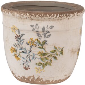 Clayre & Eef 6CE1607S Maceta para Interior Beige...