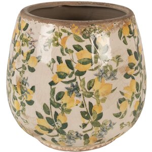 Clayre & Eef 6CE1608L Maceta para Interior Beige...