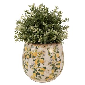 Clayre & Eef 6CE1608M Maceta para Interior Beige...