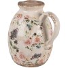 Clayre & Eef 6CE1613M Jarra decorativa Beige Rosa 17x13x18 cm
