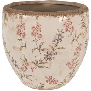 Clayre & Eef 6CE1615L Maceta de interior Beige Rosa...