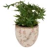 Clayre & Eef 6CE1615L Maceta de interior Beige Rosa Ø 18x17 cm