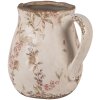 Clayre & Eef 6CE1616M Jarra decorativa Beige Rosa 17x13x16 cm