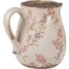 Clayre & Eef 6CE1616M Jarra decorativa Beige Rosa 17x13x16 cm
