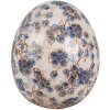 Clayre & Eef 6CE1620L Huevo decorativo Beige Azul Ø 14x16 cm