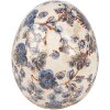 Clayre & Eef 6CE1620L Huevo decorativo Beige Azul Ø 14x16 cm