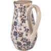 Clayre & Eef 6CE1621M Jarra Decorativa Beige Azul 20x14x25 cm