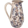 Clayre & Eef 6CE1621M Jarra Decorativa Beige Azul 20x14x25 cm