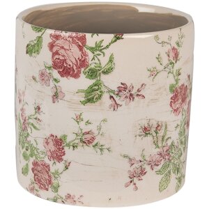 Clayre & Eef 6CE1623M Maceta Interior Beige Rosa...